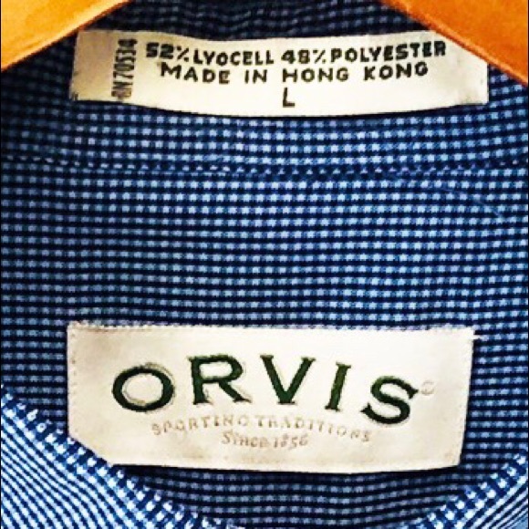 Longsleeve Blue Checkered Button-Down Dress Shirt - Picture 3 of 6